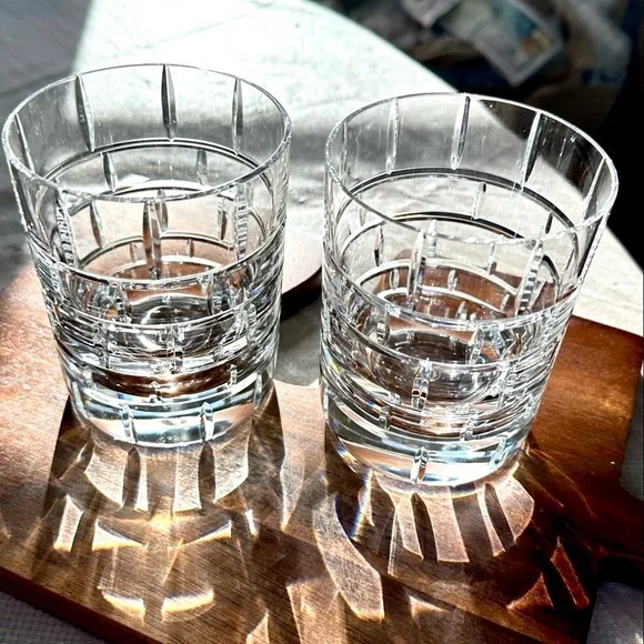 RARE 2 Baccarat Espalier Double Old Fashion Highball Crystal Glasses. - Picture 3 of 17